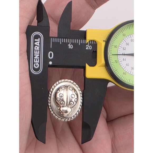 BARRY KIESELSTEIN CORD STERLING SILVER 925 LADYBUG RING SIZE 6 - Picture 13 of 16